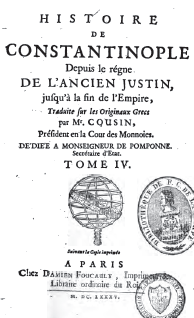 Anne Comnène traduit par Mr. Cousin