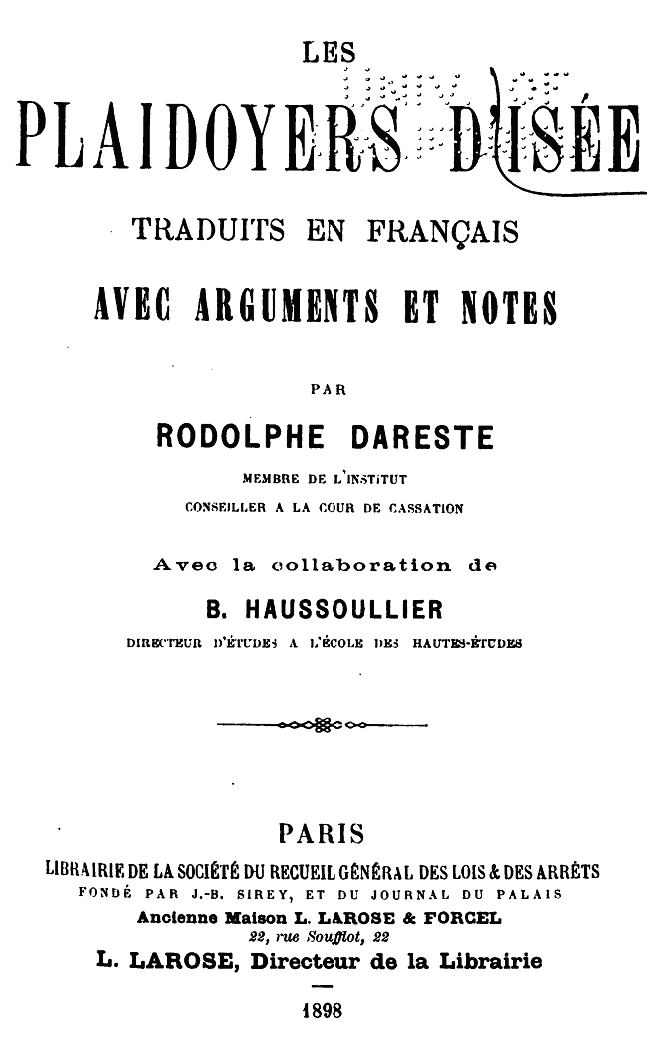 Platon traduit par Victor Cousin Tome I