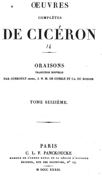 Cicéron, Philippiques